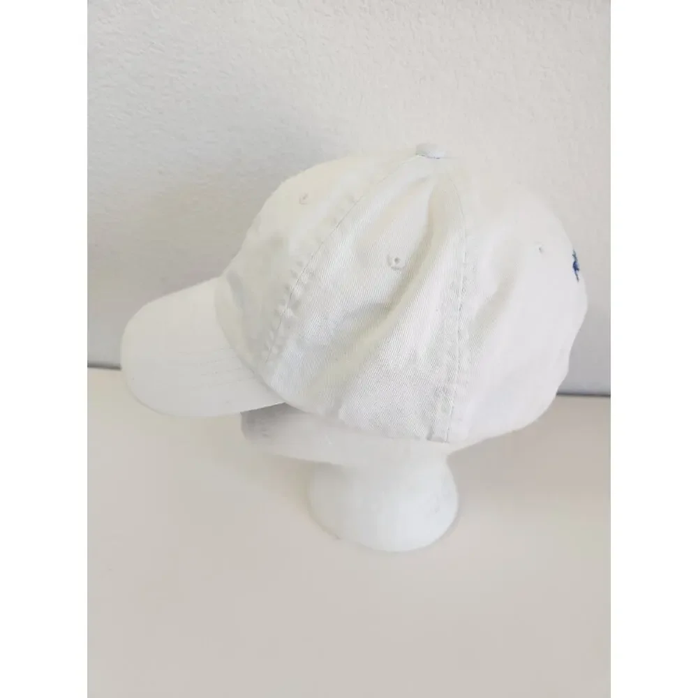 Vintage Polo Ralph Lauren White Hat One Size Unisex - Picture 4 of 9
